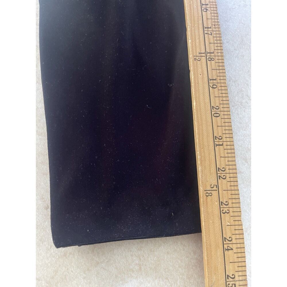 Banana Republic Womens Black Size 2 Velour Sleeveless Jumpsuit Pockets Cropped - Picture 8 of 12